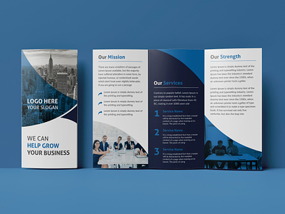 Trifold Brochure annual report booklet brand identity branding brochure brochure design business card corporate design flyer graphic design layout print printable social media post template trifold brochure zfold