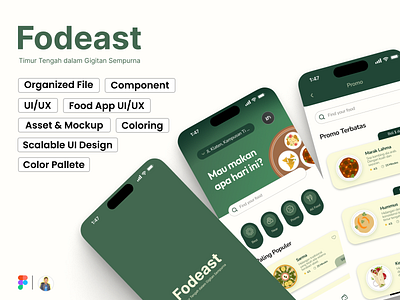 Food App Design Concept - UI/UX design concept eastern food figma prototype figma uiux food app iphone mobile app mobile app concept mobile app design scalable design ui uiux uiux concept