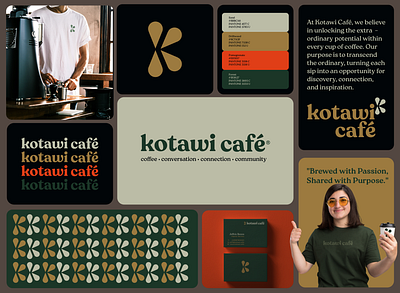 Kotawi Café Brand Identity brand identity branding café coffee coffeeshop community graphic design logo