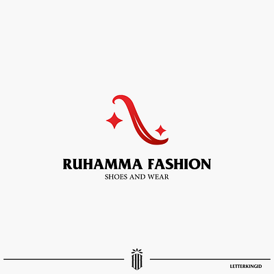Ruhamma Monogram Logo (R Letters) branding design logo monogram ty typography vector