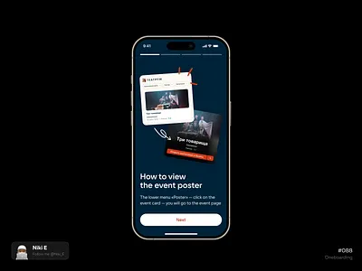 Oneboarding daily ui design design app mobile app niki e oneboarding oneboarding design stories stories design theatr ui ux