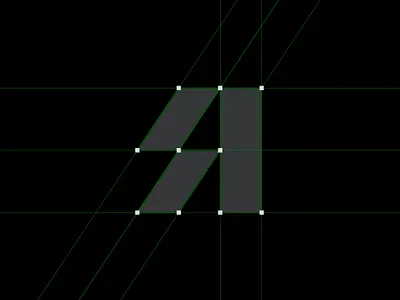 Alan Wilson Logo Grid athlete brand creation brand identity branding emblem energy logo graphicdesign logo logo grid logomark logos sport logo trainer logo