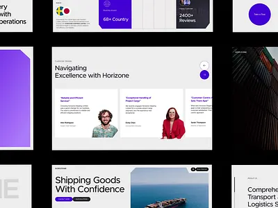 Horizone Transport Shipping Company Website Animation animation animation design dailyui landingpage menu animation modern design motion graphics pixavail studio ui web animation web design web designers web designing