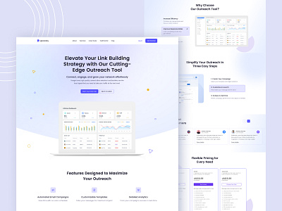 Saas Landing Page Explore 3d animation app apps blue branding dashboard graphic design landing page logo minimal motion graphics saas thumnail ui upwork user