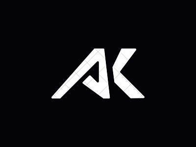 AK logo ak ak logo ak monogram branding design digital art icon identity illustration ka ka logo ka monogram logo logo design logos logotype minimalist monogram typography vector