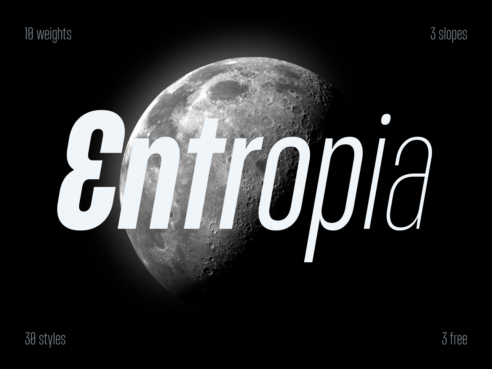 Entropia — Free typeface by Slava Antipov on Dribbble