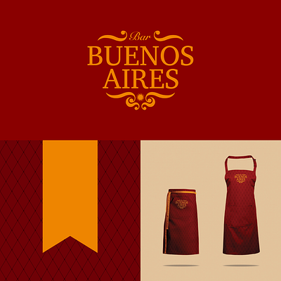 Buenos Aires Brand Identity bar branding design logo vector