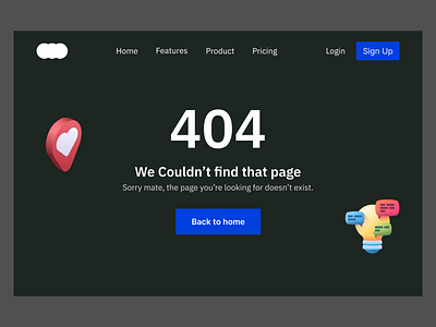404 Page Design 3d icon 404 page design daily ui daliyui design figma photo ui uiux ux