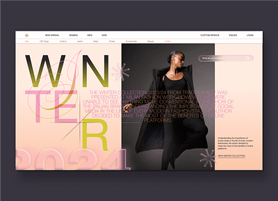 Winter Collection branding dailyui design graphic design motion graphics ui ui ux user interface web web design website