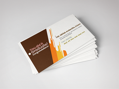 Graduation Design branding business card documents documents greeting graduationdesign graphic design greetings motion graphics typography ui
