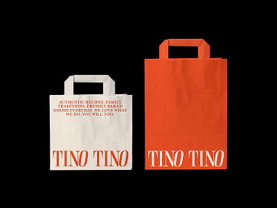 Tino Tino Identity branding coffee bag design download free freebie identity logo mockup mockups paper bag psd template typography