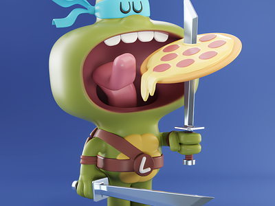 Leonardo from the Teenage Mutant Ninja Turtles character character design design ninja teenage tmnt toy toys turtles