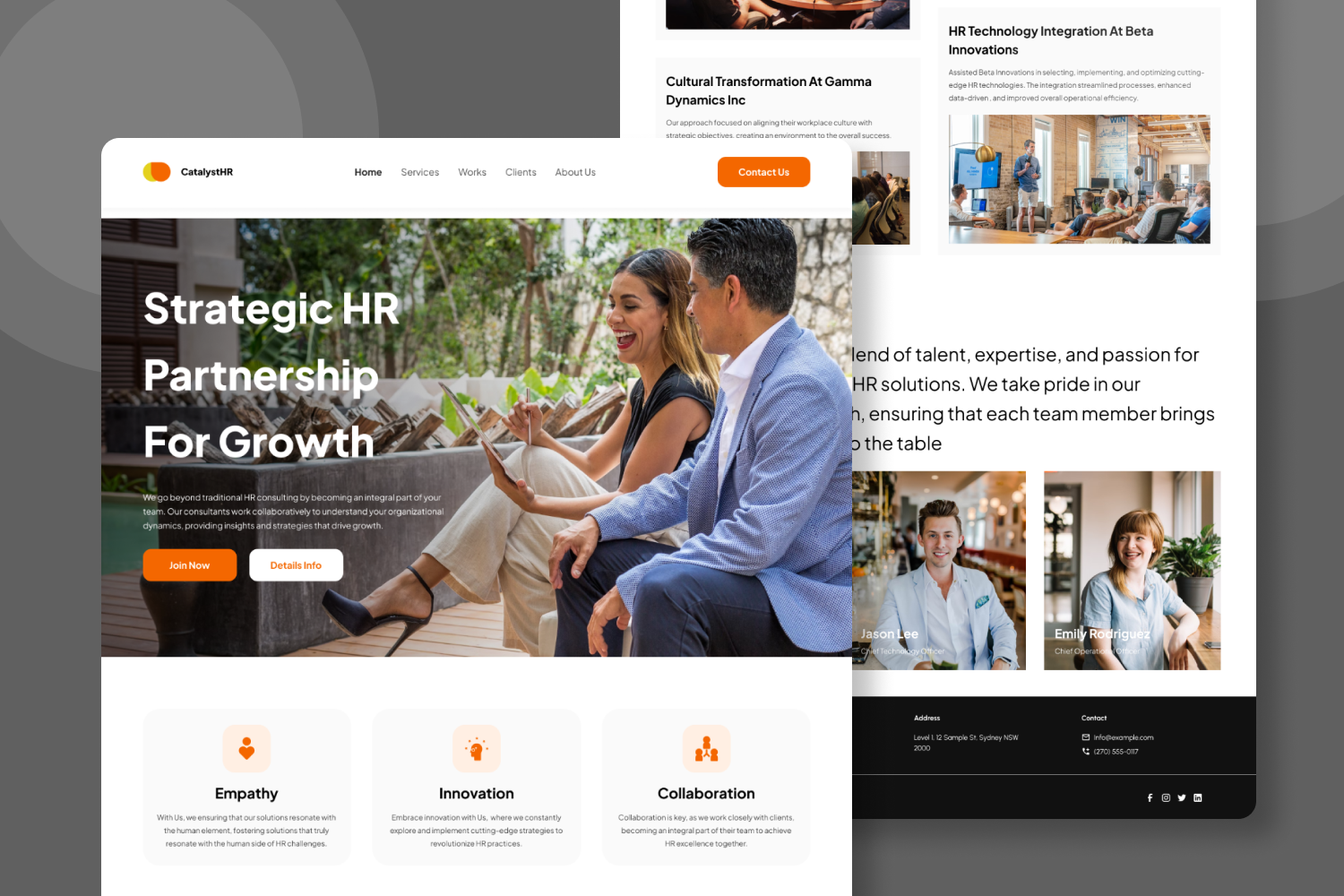 HR Consultant - Web Landing Page By M Yunan Adiyaksatama On Dribbble