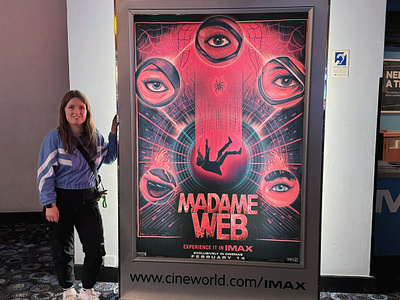 Madame Web art drawing film poster illustration madame web marvel movie poster poster poster design sony spider man