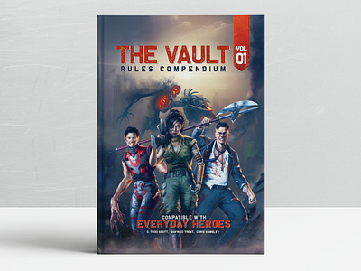 Layout The Vault: Rules Compendium book design games graphic design layout typography