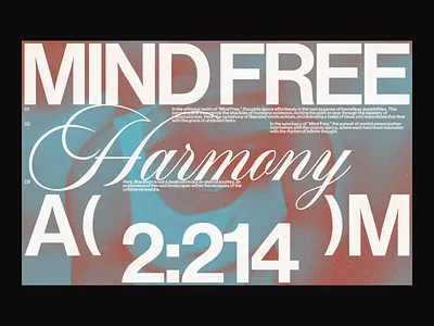 Mind Free animation brand branding design digital editorial grid layout swiss typography web