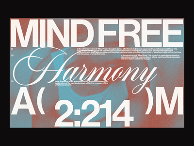 Mind Free animation brand branding design digital editorial grid layout swiss typography web