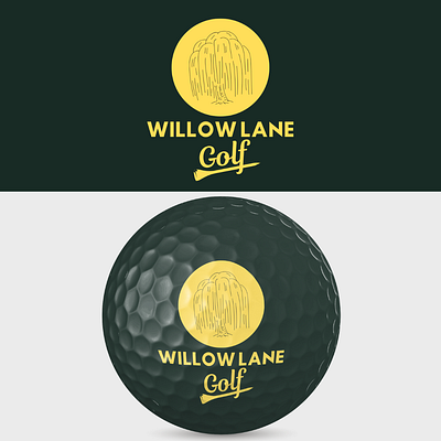 Logo and Mockup for Golf Course branding graphic design logo