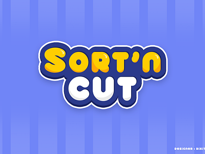 Sort'n Cut : Match Puzzle Game 2d game casual game game art game artist game logo game text logo game title game titles games games logo design hyper casual hyper casual game hyper casual game title logo design match puzzle title title design title games titles titles game