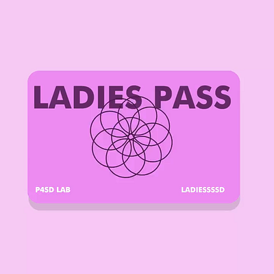 LADIES PASS animation motion graphics