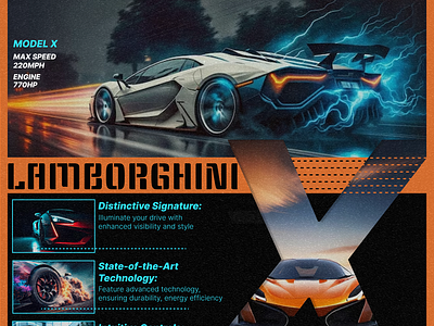 Xtreme-X animation branding car car design car poster car website carinspiration graphic design lamborghini logo luxury cars model motion graphics neon ui uiux ux x