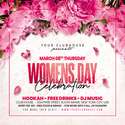 Womens Day Flyer 8 march club club flyer event flyer flyer flyer design flyer template girls day out holiday instagram international womens day ladies night love woman day womans day women day womens day womens day gift