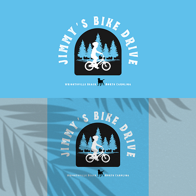 Logo for Community Bike Drive graphic design logo