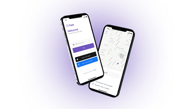 FAST - Taxi Booking App app design figma mobile app taxi app taxi booking app ui uiux ux