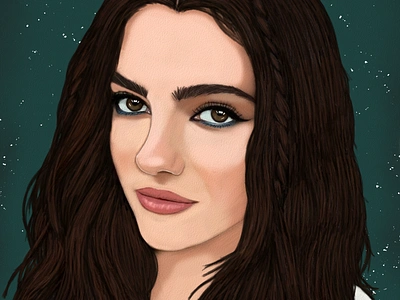 Emily Carey Portrait Fanart actress art arte design dibujo digitalart drawing emily carey fanart house of the dragon illustration ozgaleano portrait retrato