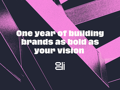 It's our anniversary! 🥳 anniversary b2b brand identity company birthday early stage focus lab odi agency rebrand startup branding