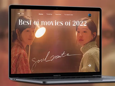 Daily UI 063 - Best movies of 2022 daily ui daily ui 063 daily ui 63 dailyui dailyui 63 best of design movie website movies website ui ui design uiux design user interface web design website