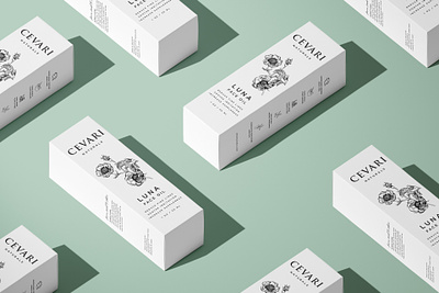 Cevari Naturals branding design graphic design illustration logo packaging typography vector
