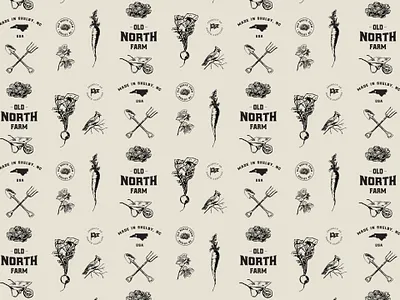 Old North Farm branding design graphic design illustration logo packaging