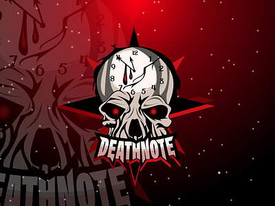 Skull Mascot Logo Design adobe advertising branding deathnote design illustrator logo mascot photoshop red skull