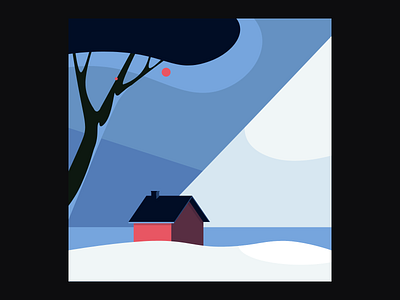 House. colorful house illustration minimalist norway