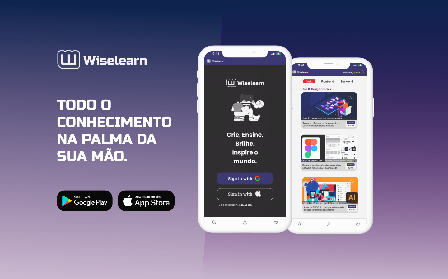 Wiselearn - Course Platform design fig figma graphic design ui
