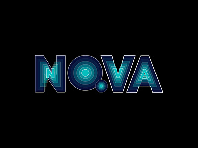 NOVA logo branding graphic design logo