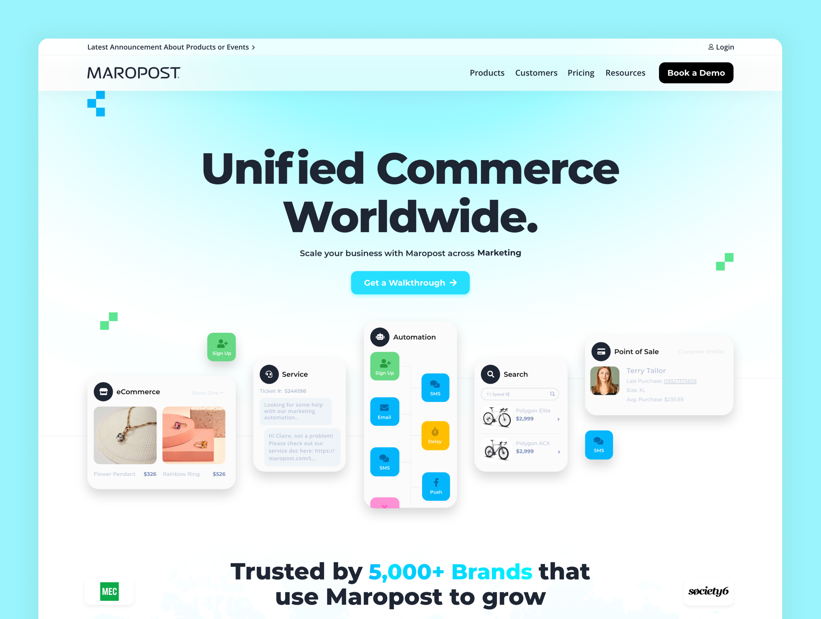 Maropost Design System branding design system web design