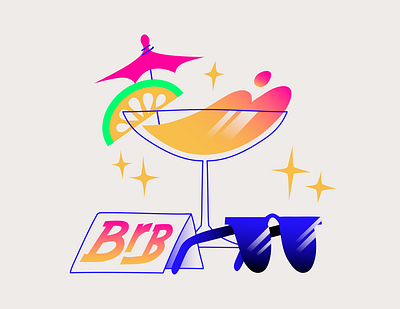 Mi Gente | Chill Out app app illustration artwork branding character design cocktail drink empty state illustration