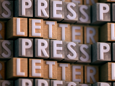 Letterpress 3d animation artwork blender blender3d branding design lettering letterpress loop motion motion design motion graphics typographic typography wood