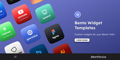 Bento Grid Elements bento card ui ui