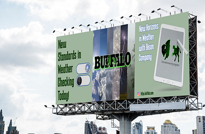 Billboard "Buffalo" branding design graphic design illustration logo photo photoshop айдентика маркетинг мокап презентация лого стиль фигма фотошоп