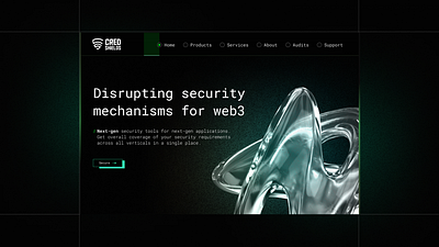 Rebrand concept for a web3 cybersecurity company. branding graphic design ui