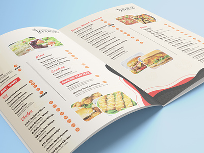 Restaurant Menu Design brochure design graphic design layout design menu design print design