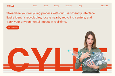 Cylle branding design graphic design illustration logo mobile design recycle typography ui ux vector website