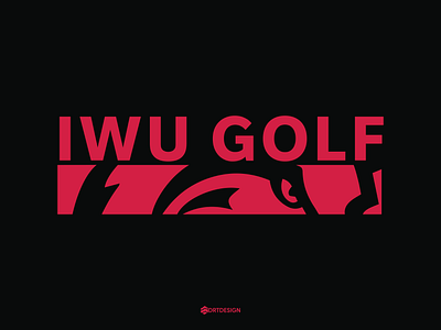 Wildcat Golf branding design golf logo vector wildcats