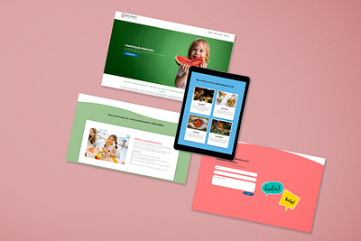 Website nutrition education banners divi graphic design graphics web design wordpress