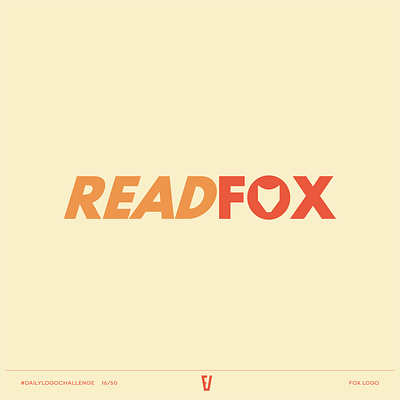 FEAD FOX - Day 16 Daily Logo Challenge branding graphic design logo