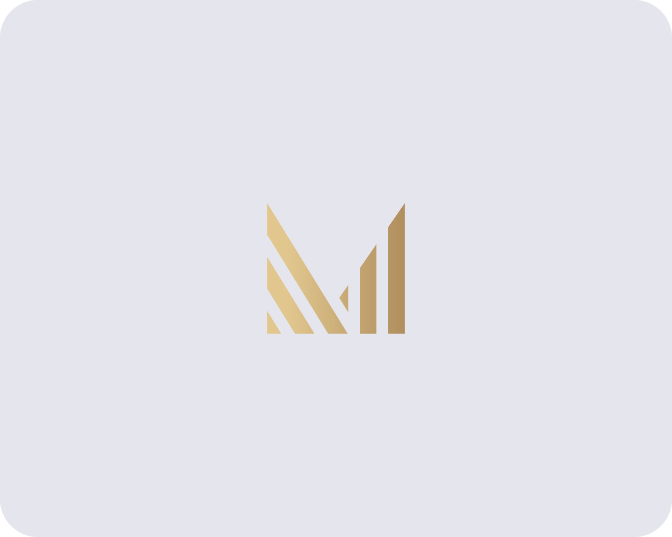 M logo app branding design gold gradient graphic design icon illustration initial letter logo logodesign logotype monogram premium sign vector