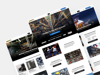 Borrmann Metal Center Website Redesign design ui ux web design